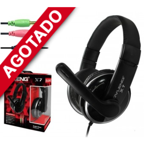 AUDIFONO OVLENG OV-X7 NEGRO PLUG 3.5